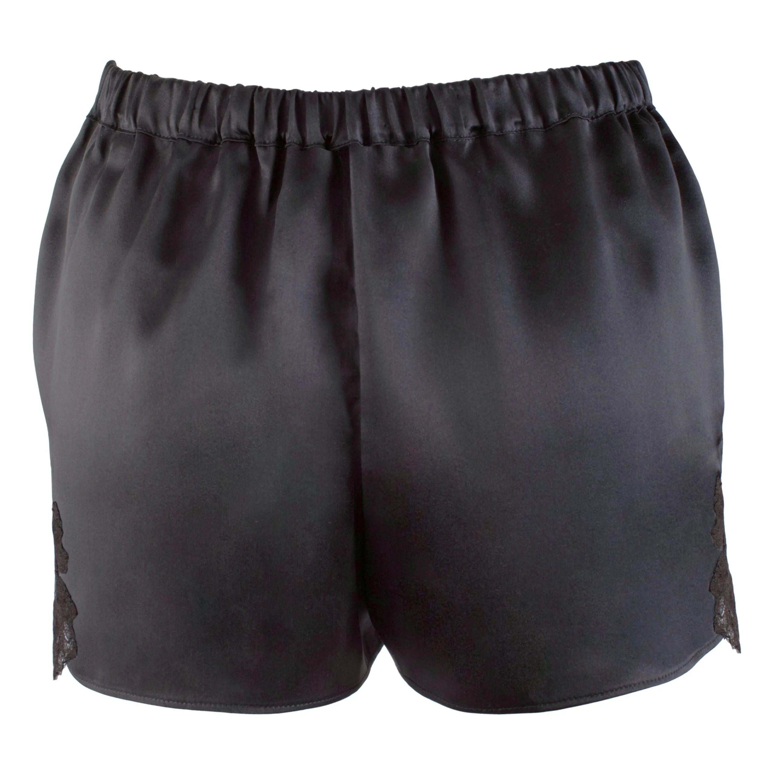 Constance, Satin silk bloomers with Leavers lace