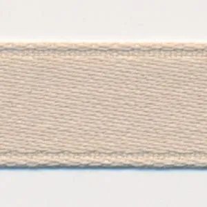 Cotton Single-Face Satin Ribbon #07 Crystal Gray