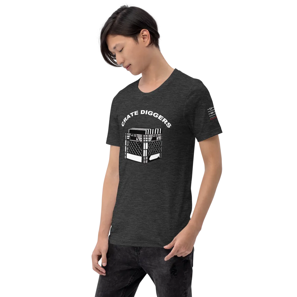 Crate Diggers (Dark) Short-Sleeve Unisex T-Shirt