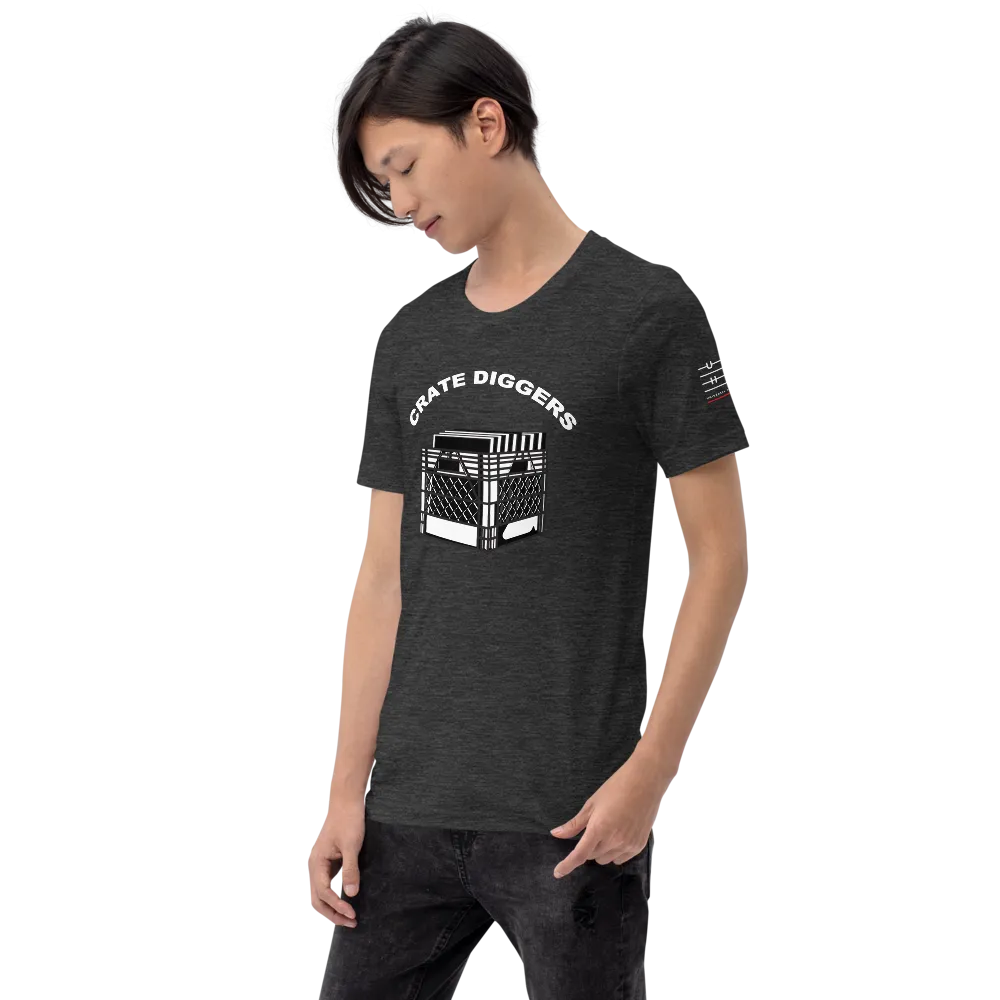 Crate Diggers (Dark) Short-Sleeve Unisex T-Shirt