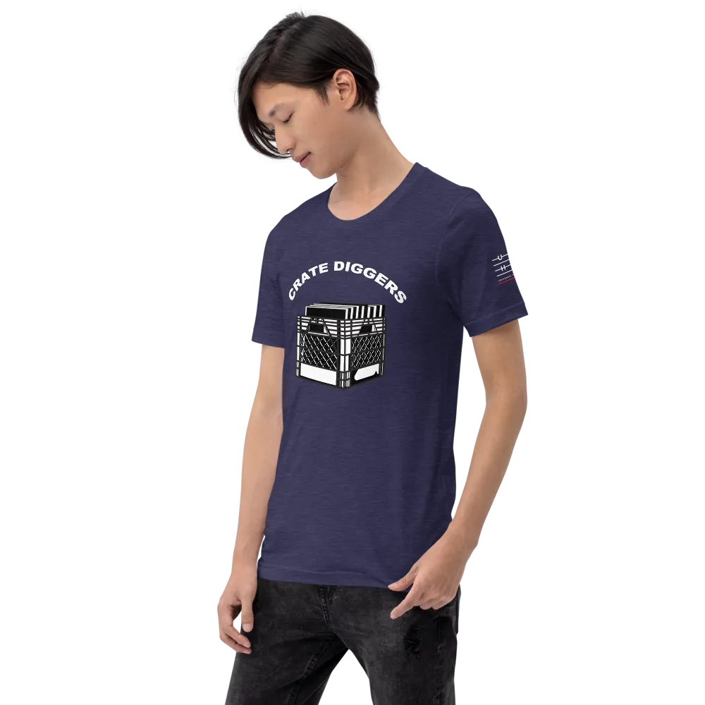 Crate Diggers (Dark) Short-Sleeve Unisex T-Shirt