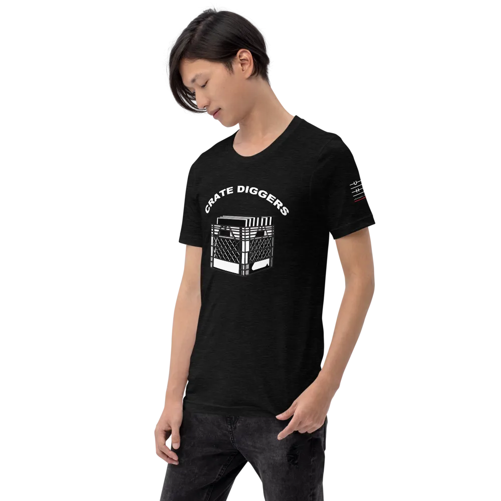 Crate Diggers (Dark) Short-Sleeve Unisex T-Shirt
