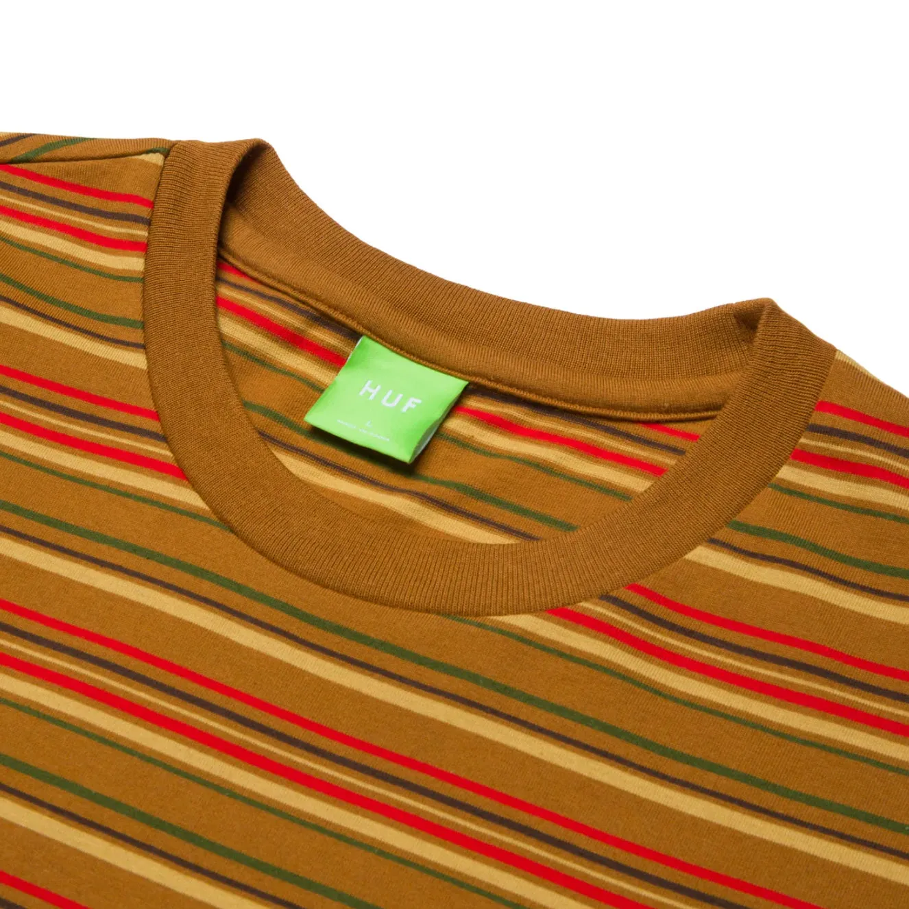 CROWN STRIPE S/S KNIT TOP