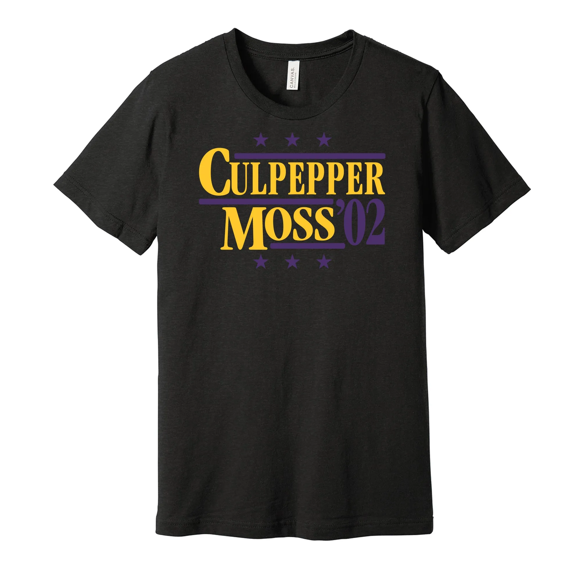 Culpepper & Moss '02 - Minnesota Legends Political Campaign Parody T-Shirt - Hyper Than Hype Shirts