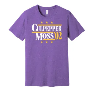 Culpepper & Moss '02 - Minnesota Legends Political Campaign Parody T-Shirt - Hyper Than Hype Shirts