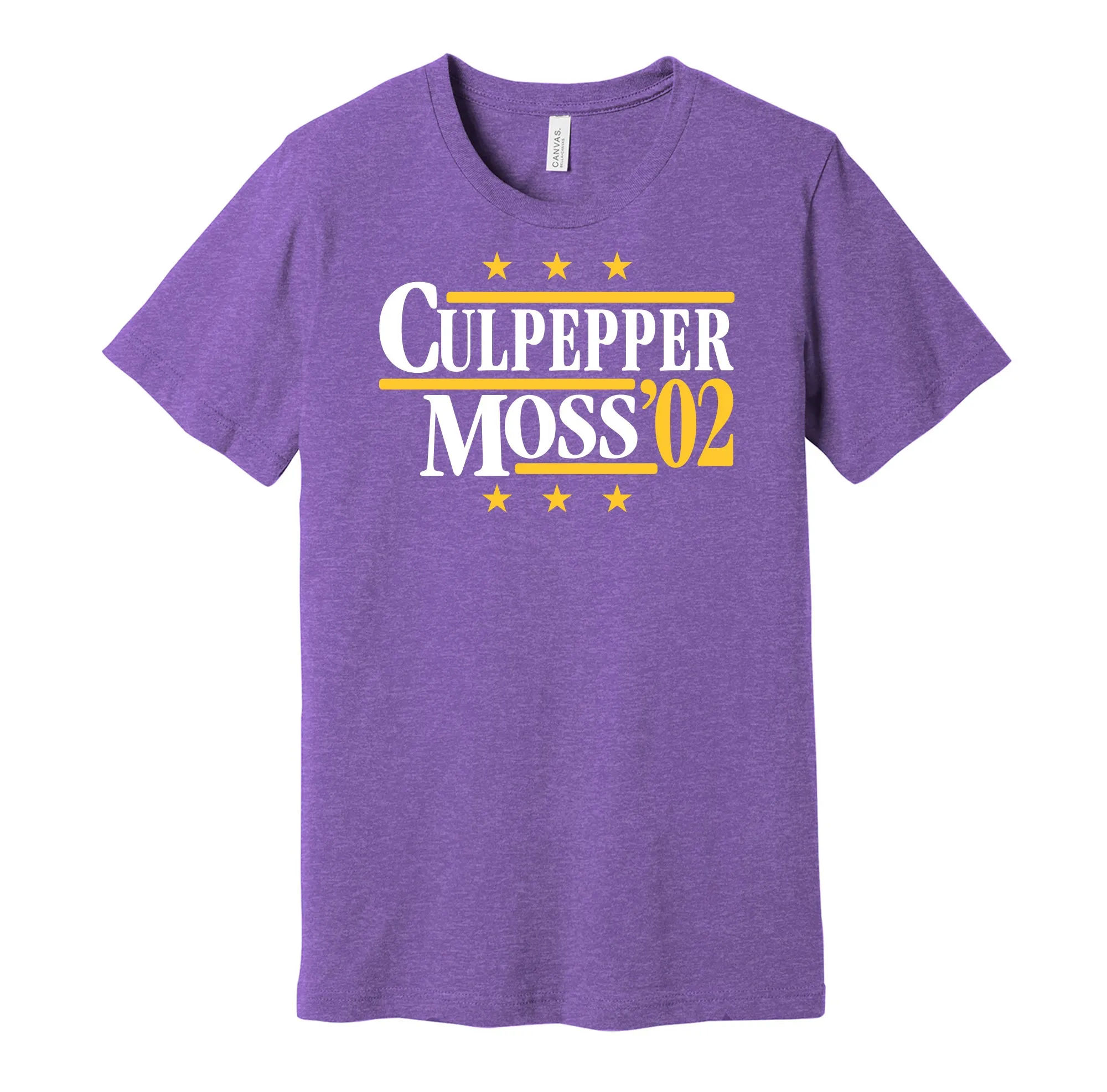 Culpepper & Moss '02 - Minnesota Legends Political Campaign Parody T-Shirt - Hyper Than Hype Shirts