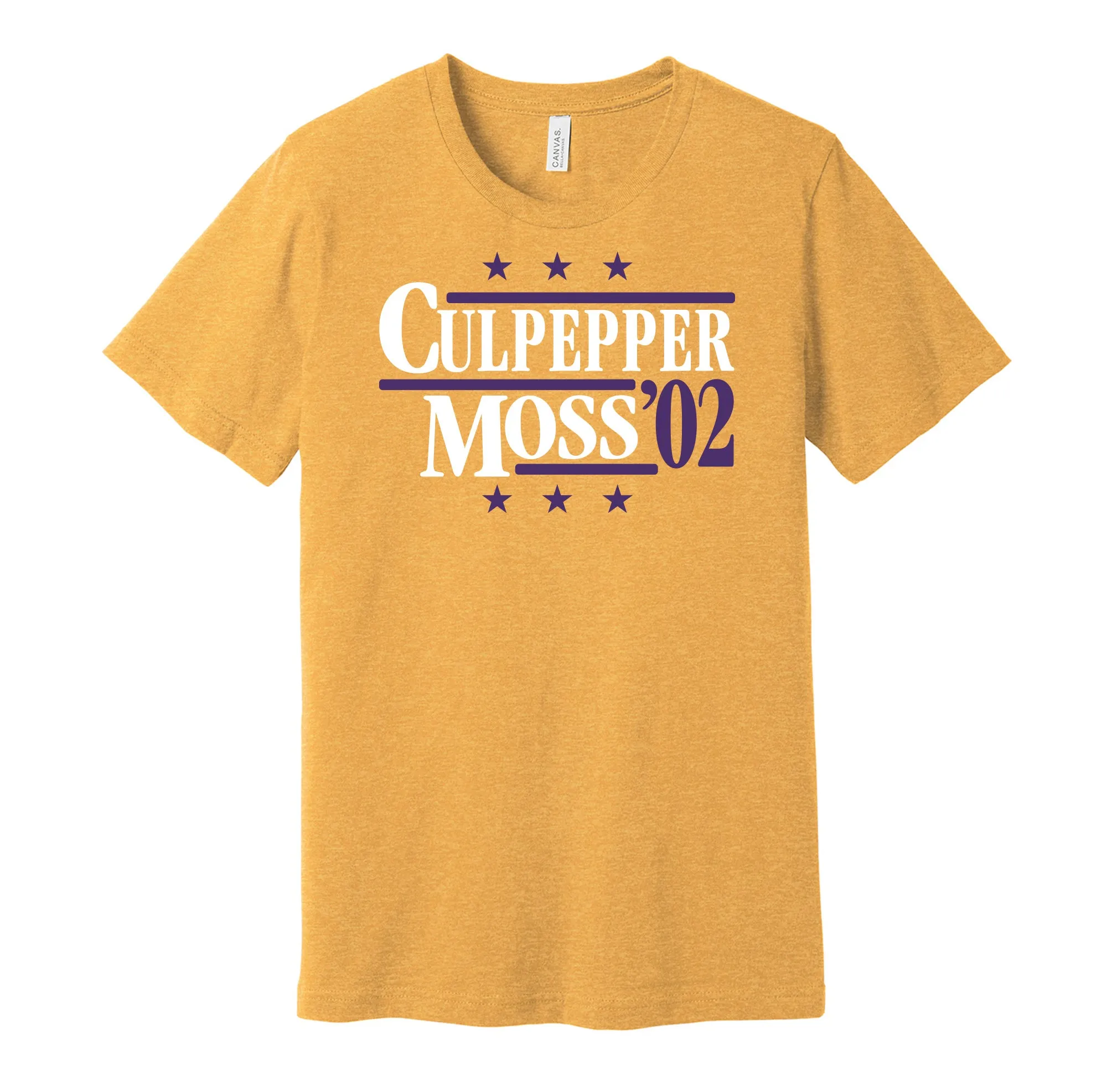 Culpepper & Moss '02 - Minnesota Legends Political Campaign Parody T-Shirt - Hyper Than Hype Shirts
