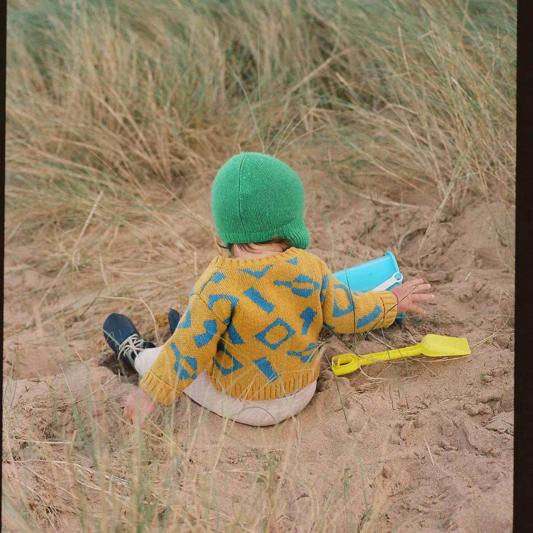 Cut & Stick Jumper - Yellow