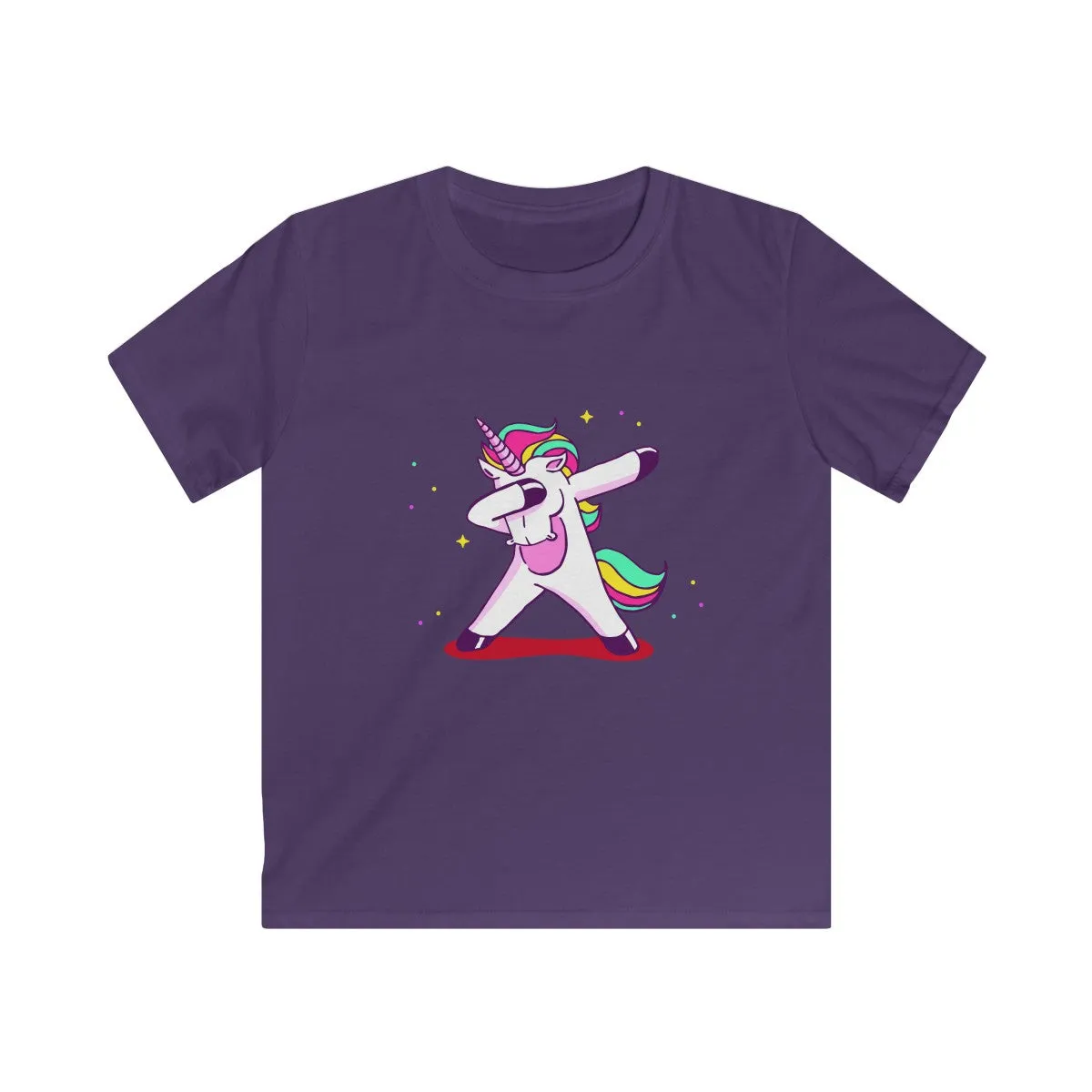 DABBING UNICORN <br>kid's soft tee