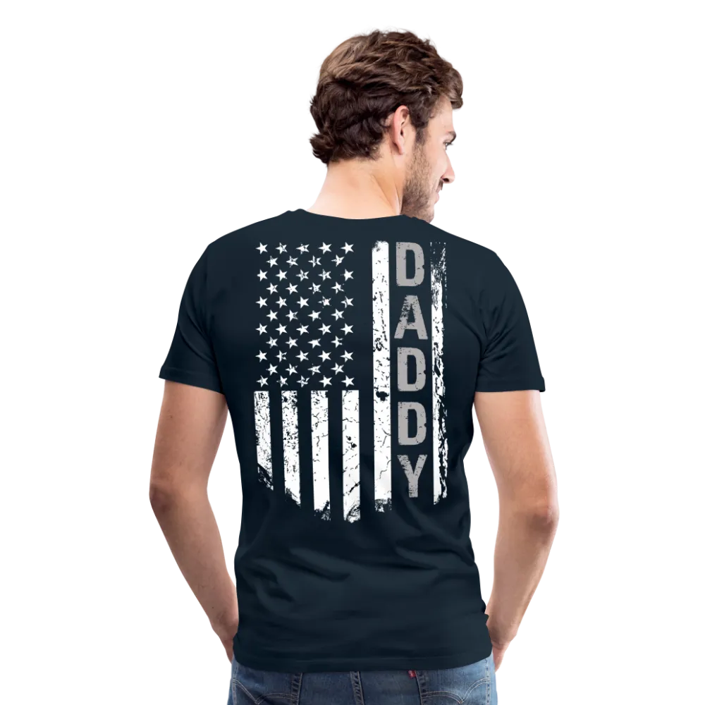 Daddy American Flag Men's Premium T-Shirt