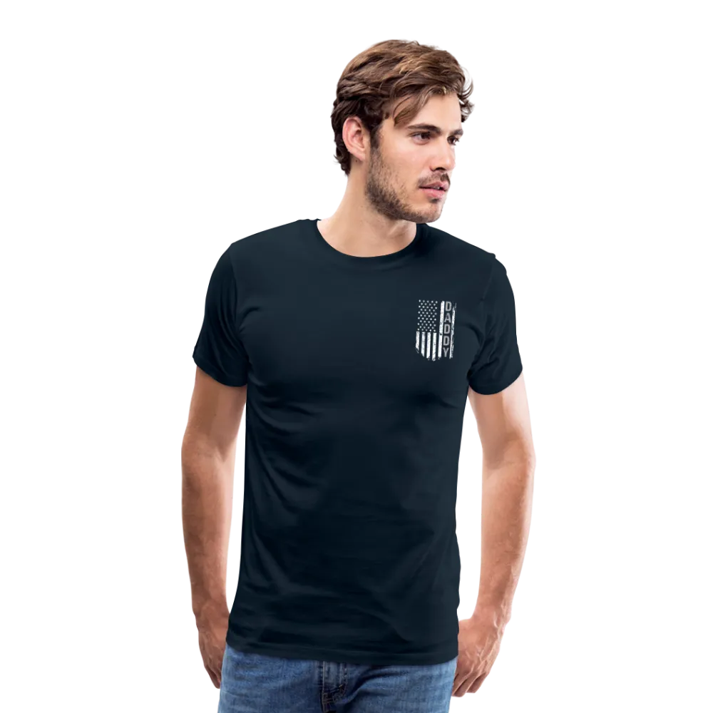 Daddy American Flag Men's Premium T-Shirt