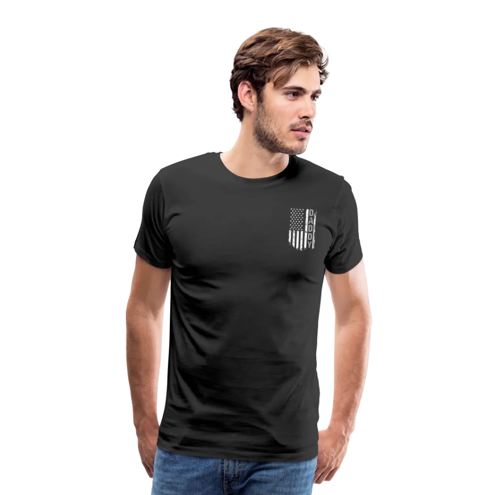 Daddy American Flag Men's Premium T-Shirt