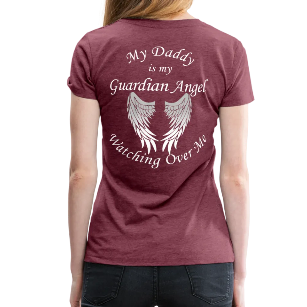 Daddy Guardian Angel Women’s Premium T-Shirt (CK1461W)