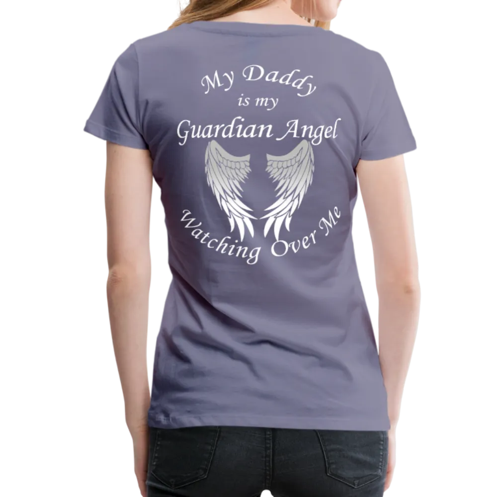 Daddy Guardian Angel Women’s Premium T-Shirt (CK1461W)