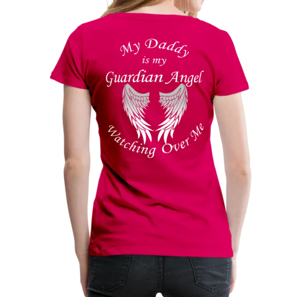 Daddy Guardian Angel Women’s Premium T-Shirt (CK1461W)