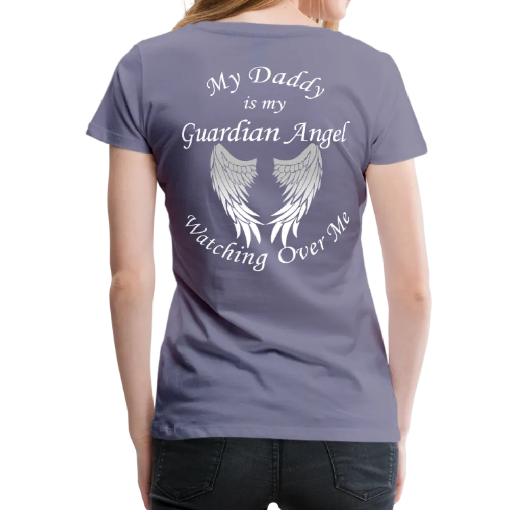 Daddy Guardian Angel Women’s Premium T-Shirt (CK1461W)