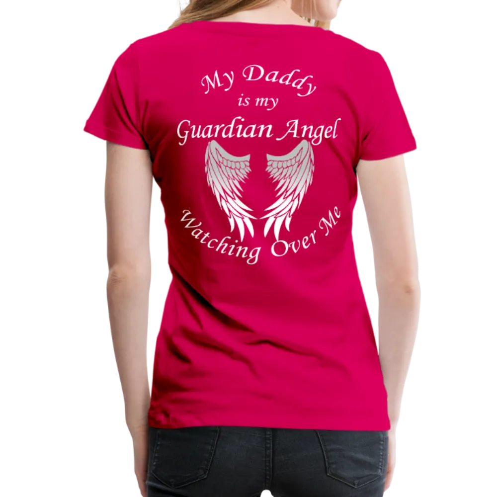 Daddy Guardian Angel Women’s Premium T-Shirt (CK1461W)
