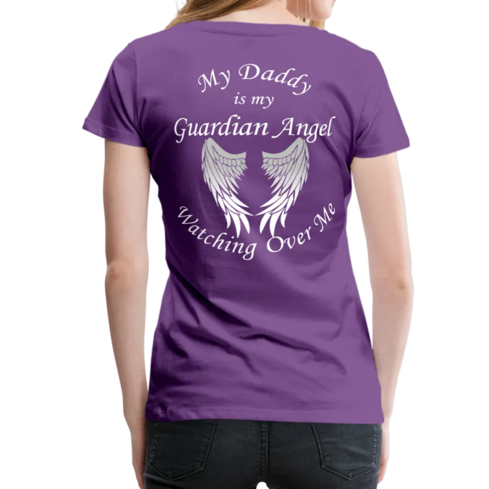 Daddy Guardian Angel Women’s Premium T-Shirt (CK1461W)