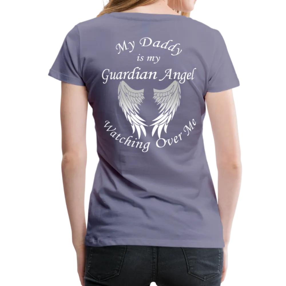 Daddy Guardian Angel Women’s Premium T-Shirt (CK1461W)