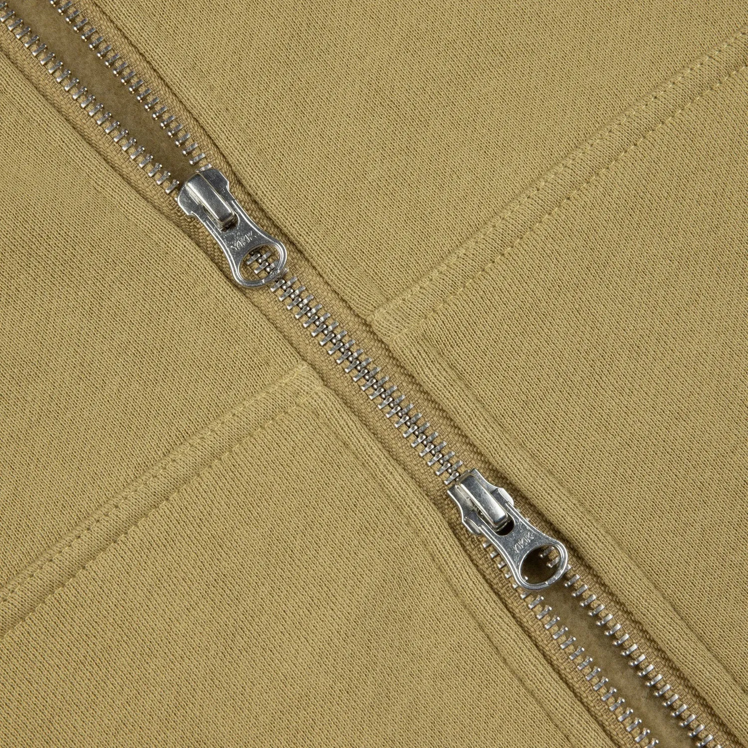 Dime Men Cursive Small Logo Zip-Hoodie Oak