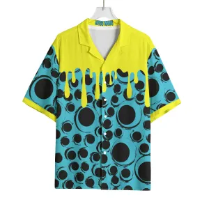 Drippy Zine Eyeball Bowling Shirt