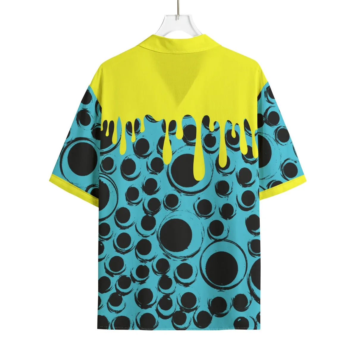 Drippy Zine Eyeball Bowling Shirt