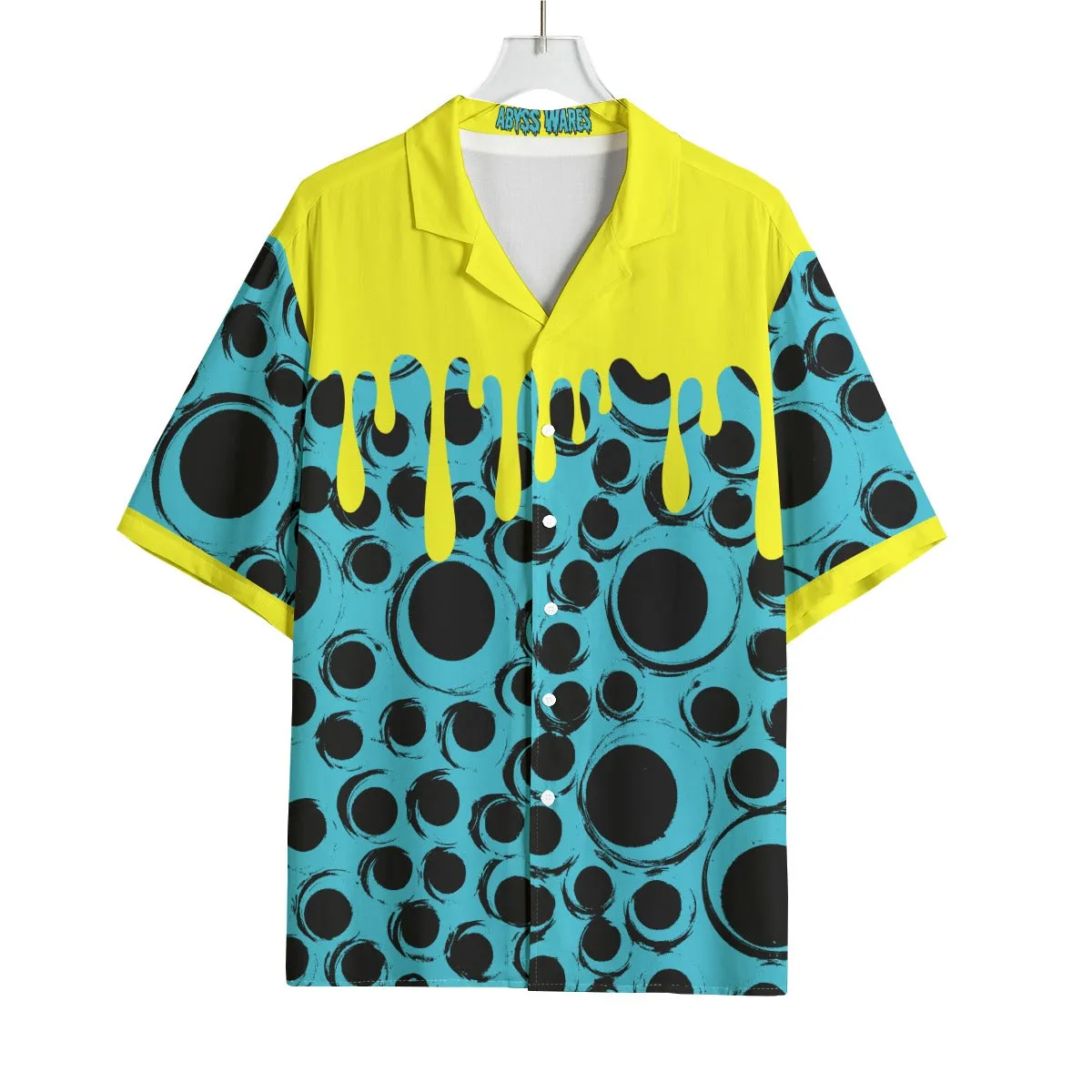 Drippy Zine Eyeball Bowling Shirt