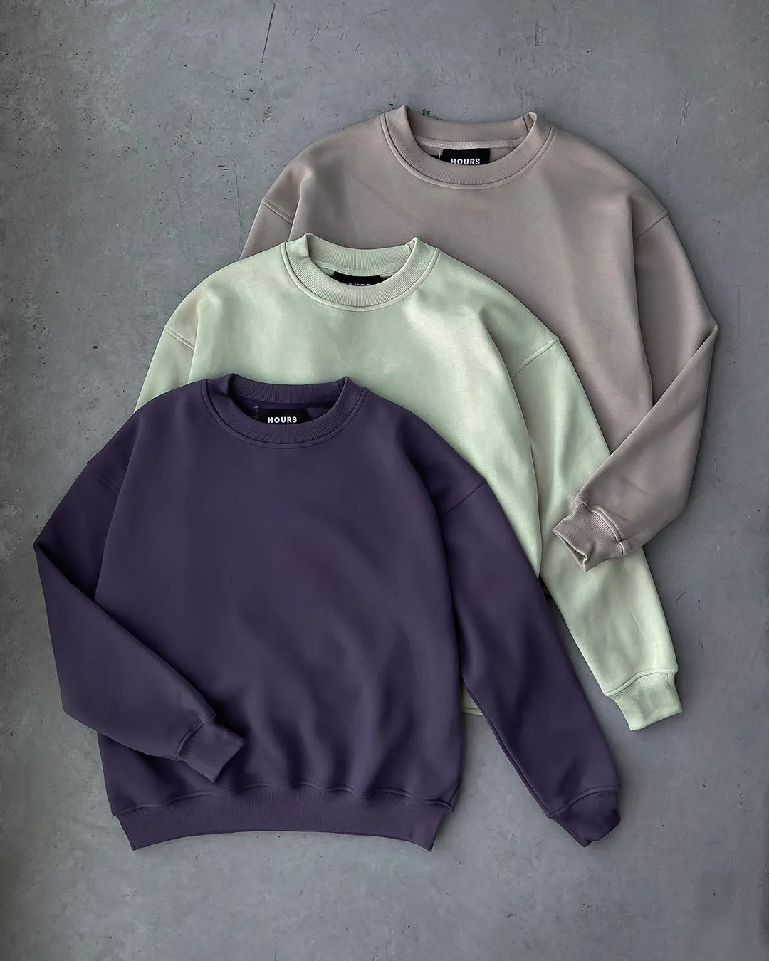 Drop Shoulder Crewneck - Midnight