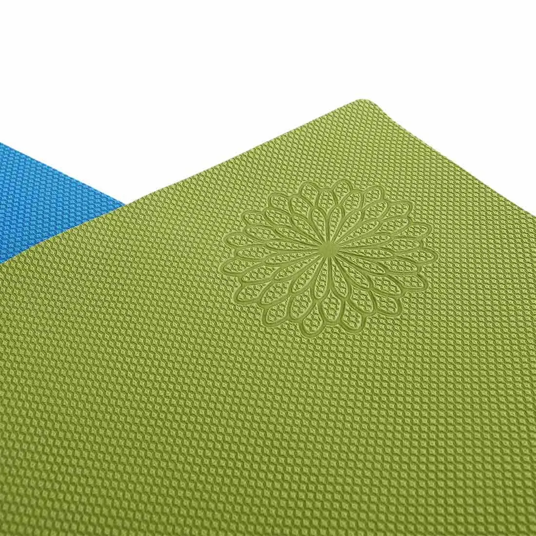 easyoga Premium Eco-care Yoga Mat Plus - B2 Blue/Green