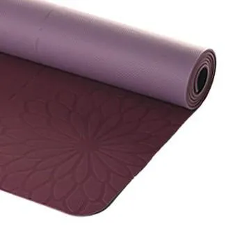 easyoga Premium Eco-care Yoga Mat Plus - R5 Wine Red/Lavender