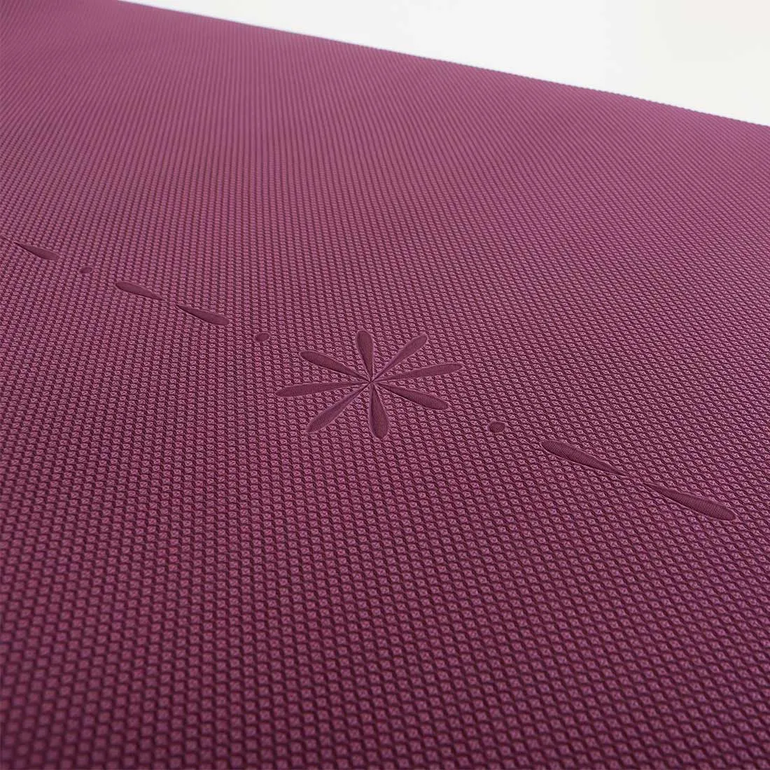 easyoga Premium Eco-care Yoga Mat Plus - R5 Wine Red/Lavender