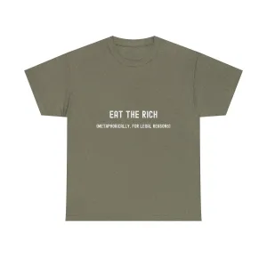 Eat the Rich Unisex Heavy Cotton Tee