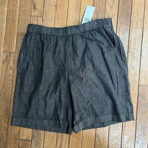 Eileen Fisher NWT Airy Organic Cotton Twill Shorts PS