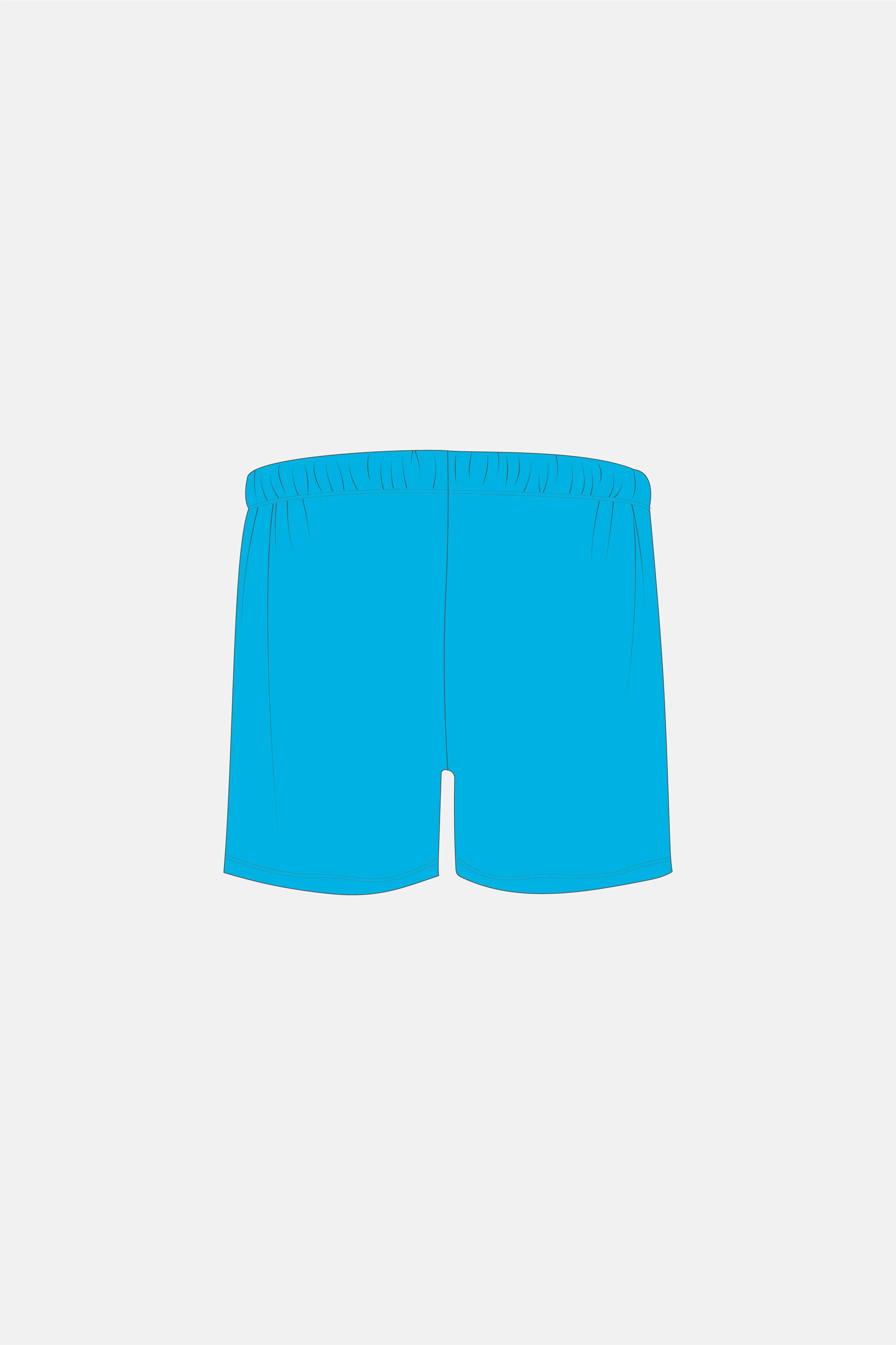 Electric Blue Tramp Shorts