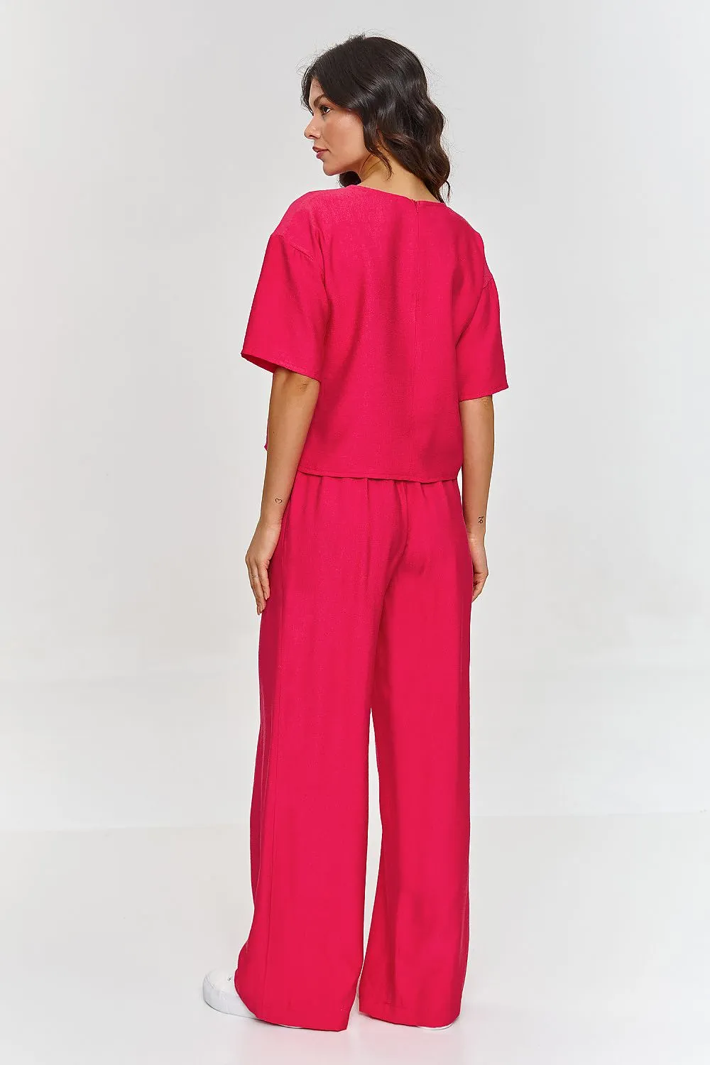 Elegant Loose Blouse Trousers Set