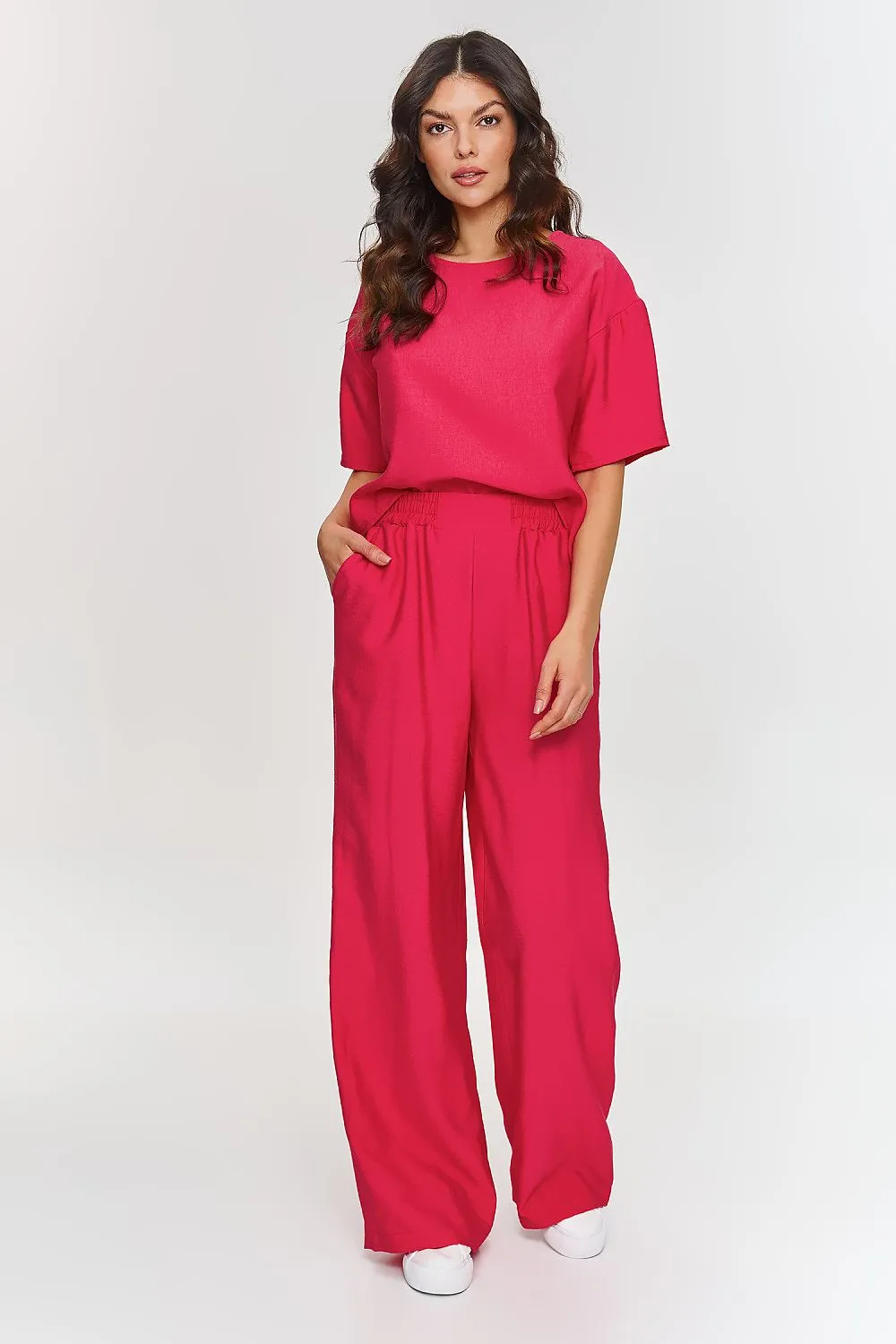 Elegant Loose Blouse Trousers Set