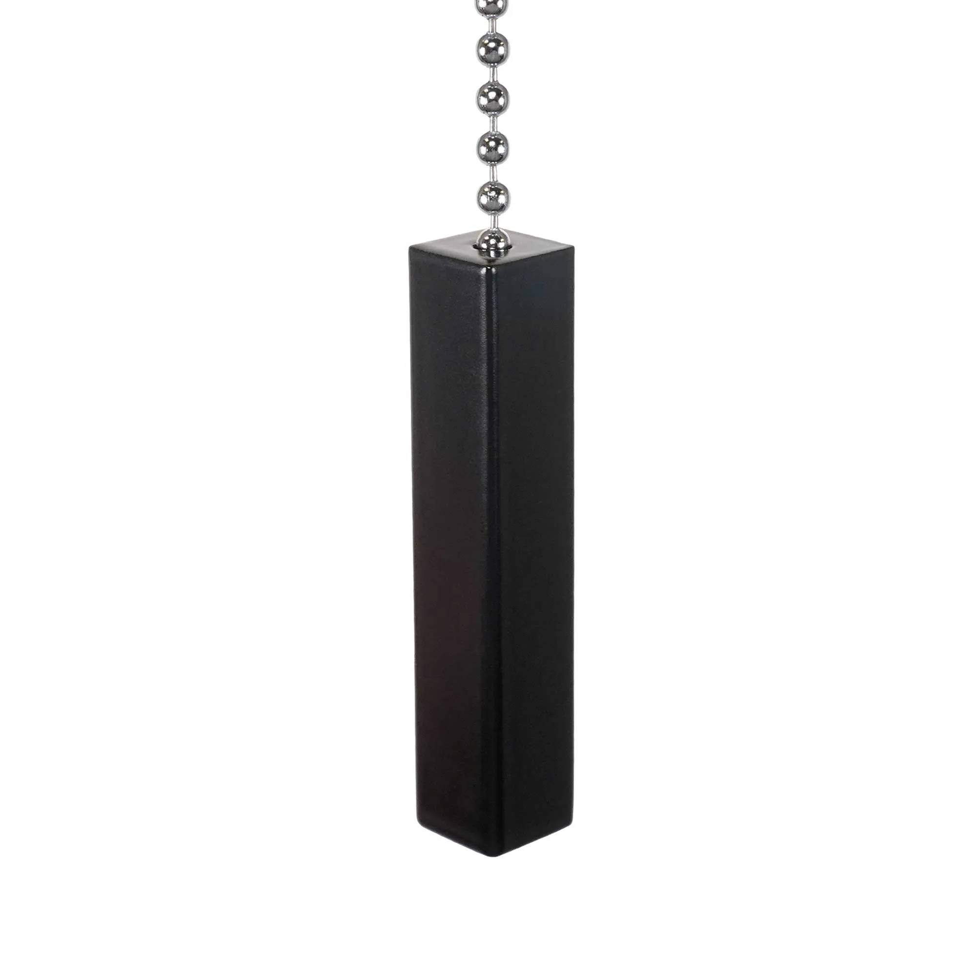 ElekTek Light Pull Cord Chain Black Square Bar