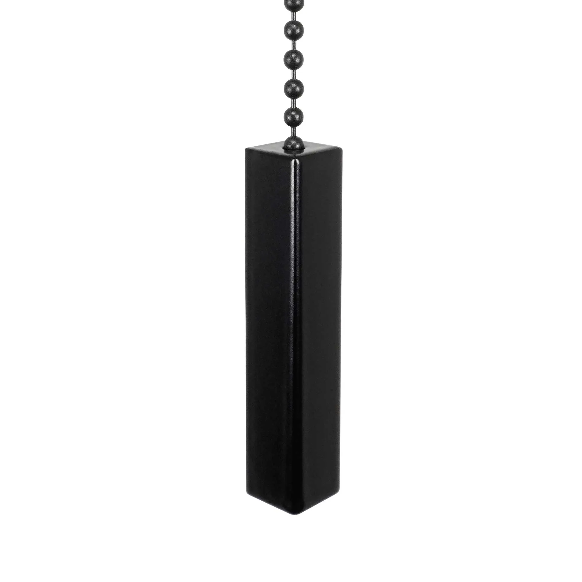 ElekTek Light Pull Cord Chain Black Square Bar
