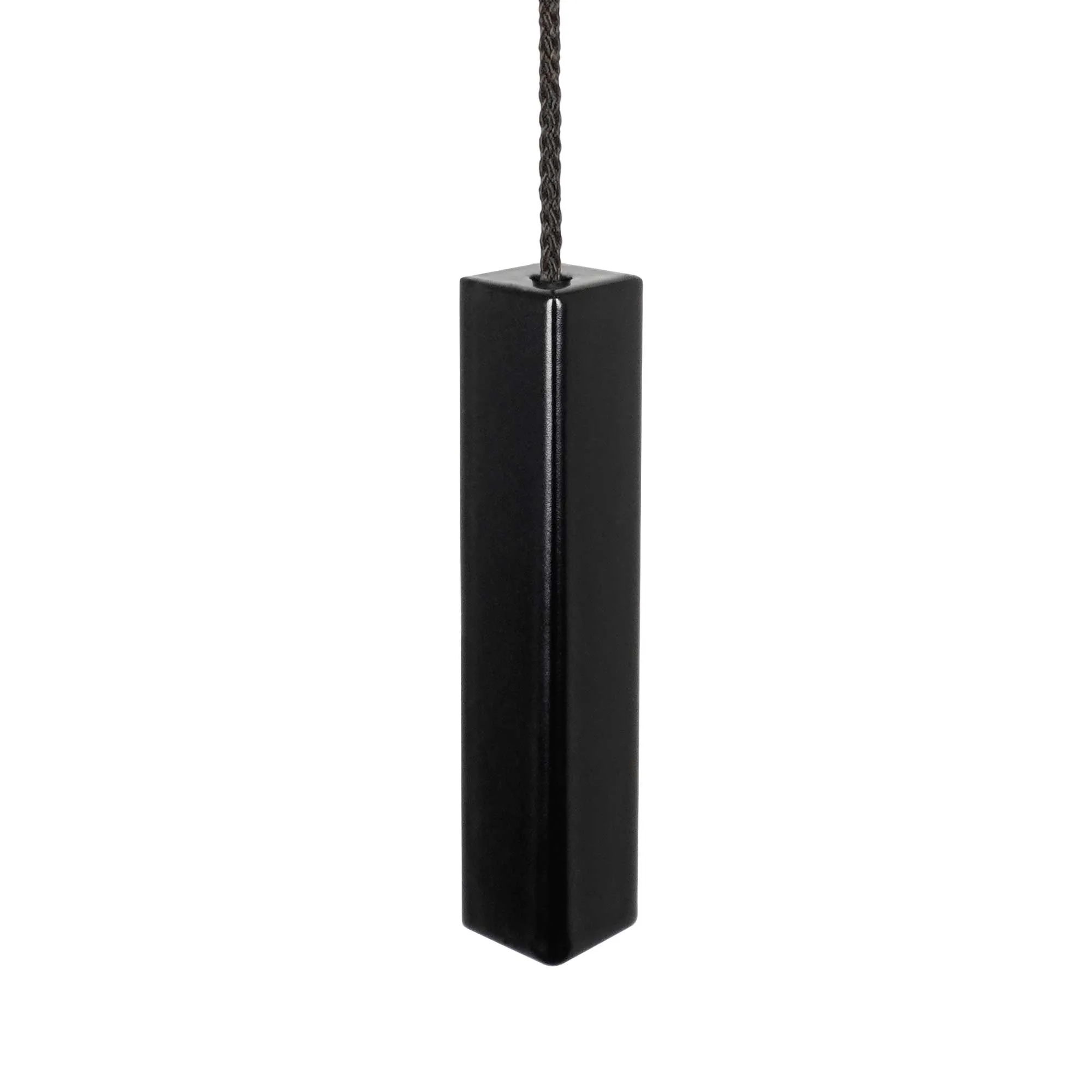 ElekTek Light Pull Cord Chain Black Square Bar