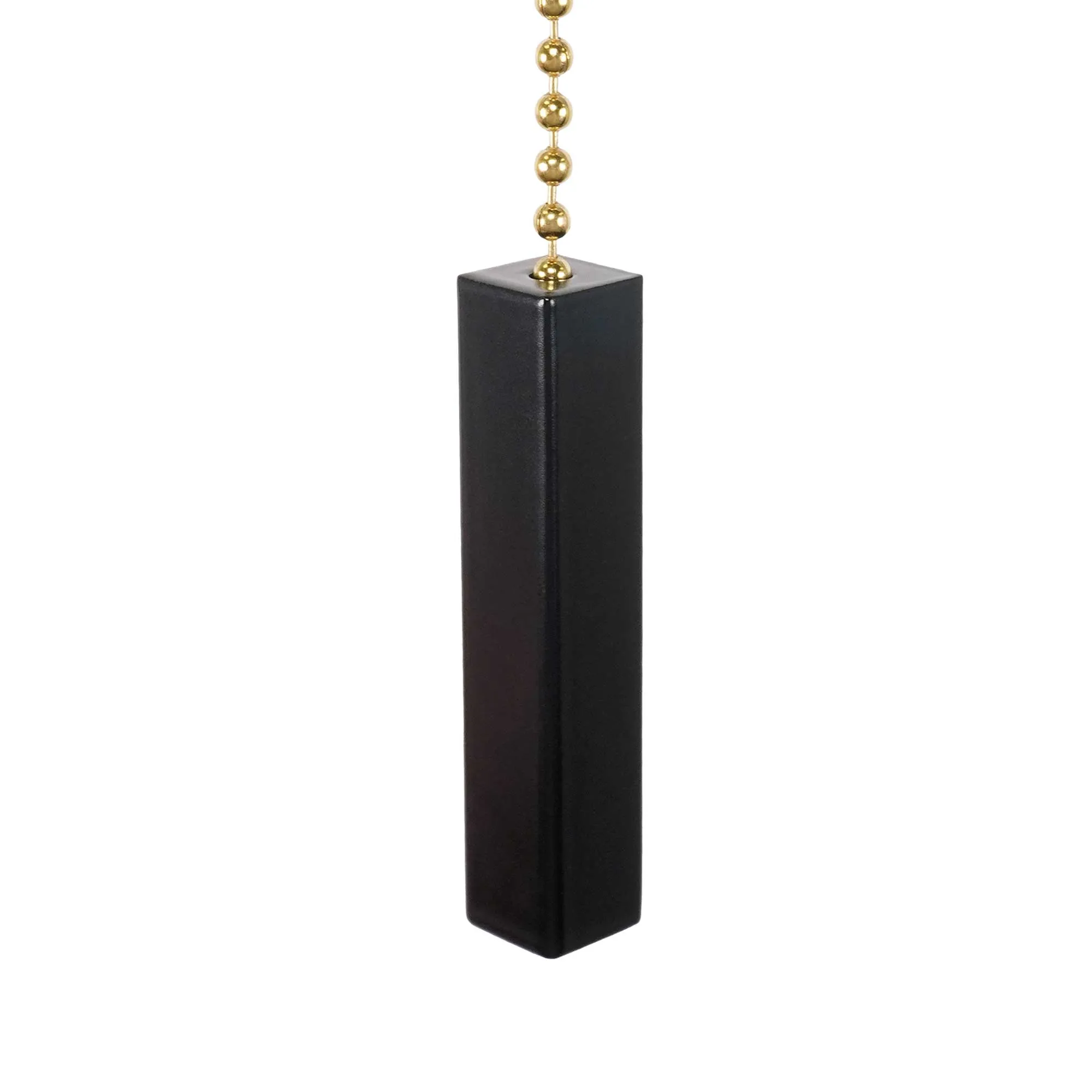 ElekTek Light Pull Cord Chain Black Square Bar