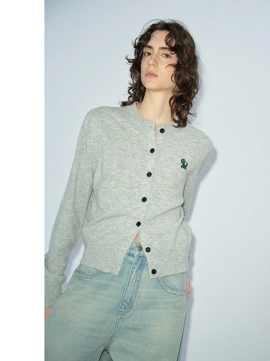 Embroidered Cardigan
