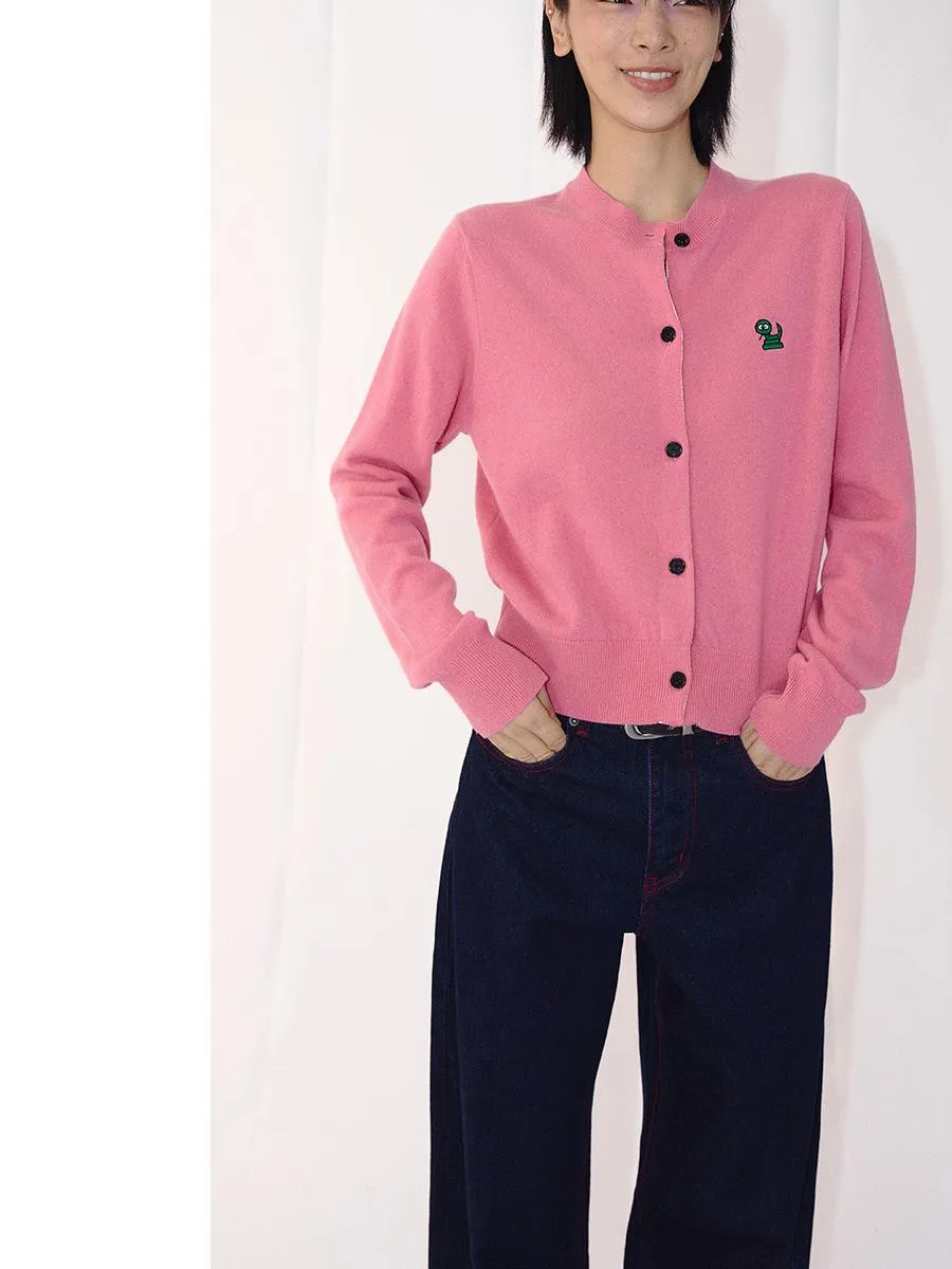 Embroidered Cardigan