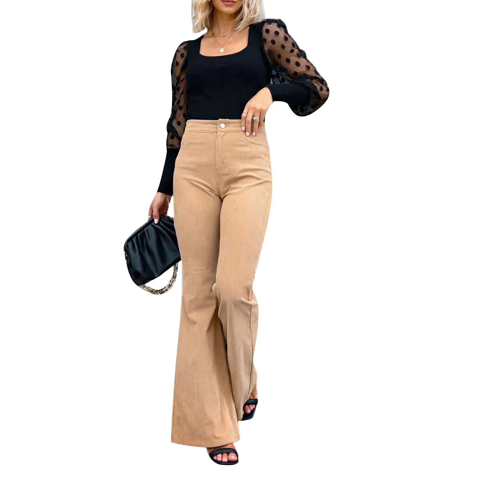 Ethel - Trendy Flared Pants for Women