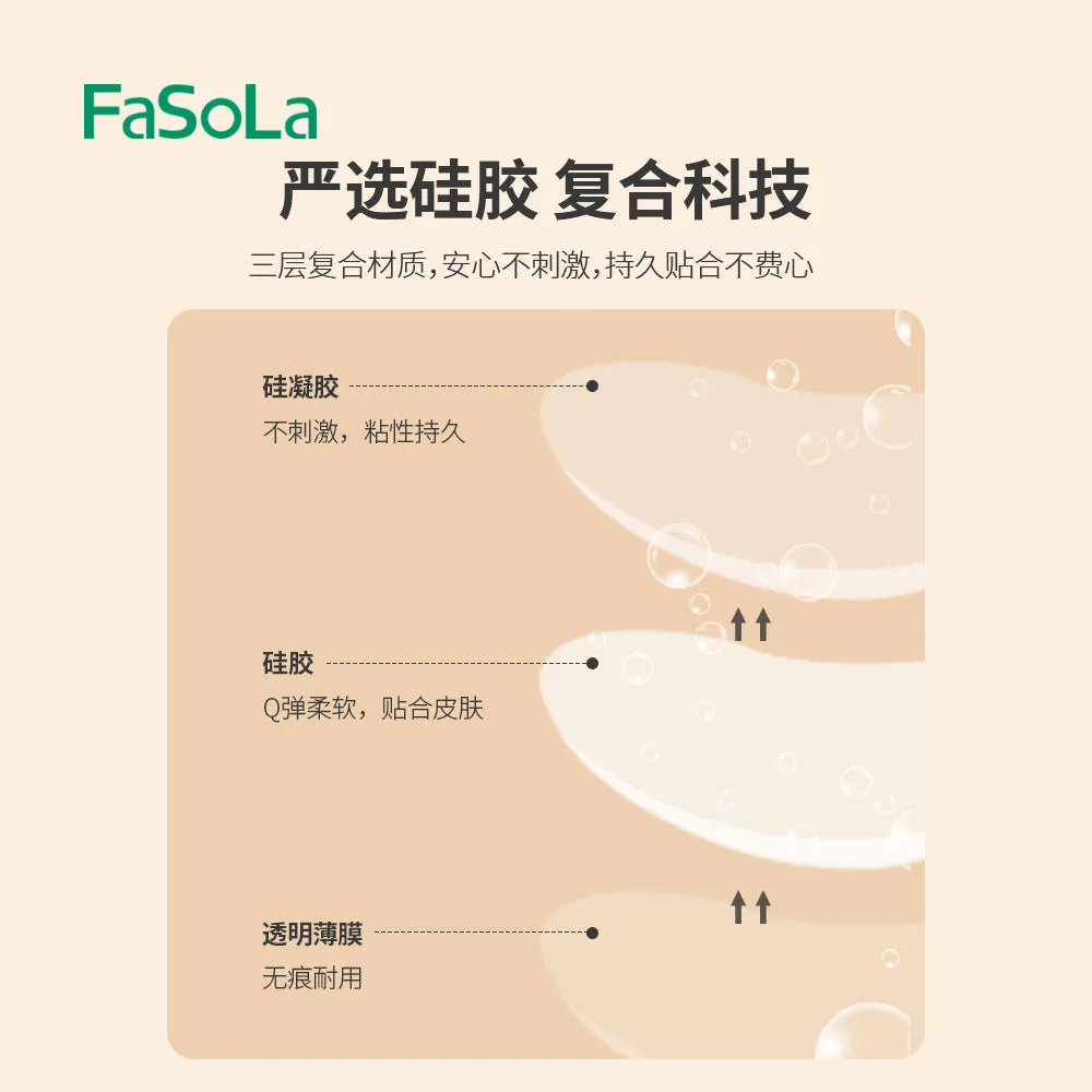 FaSoLa Transparent Shoulder Pads - 1 Pair