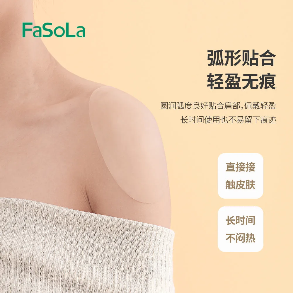 FaSoLa Transparent Shoulder Pads - 1 Pair