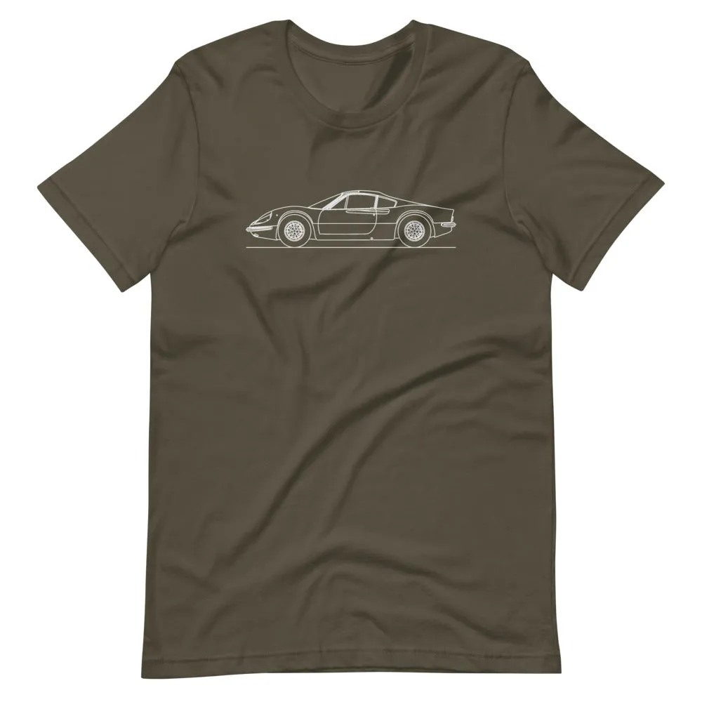 Ferrari Dino 246 GT silhouette T-shirt
