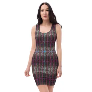 Fitted Sleeveless Bodycon Dress (Her/Muliebris)(Rind#11 Tree Link) RJSTH@Fabric#11 RJSTHW2021 RJS