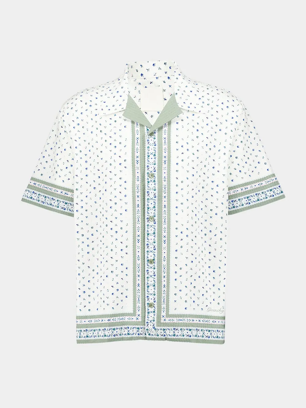 Floral Print Cotton Shirt