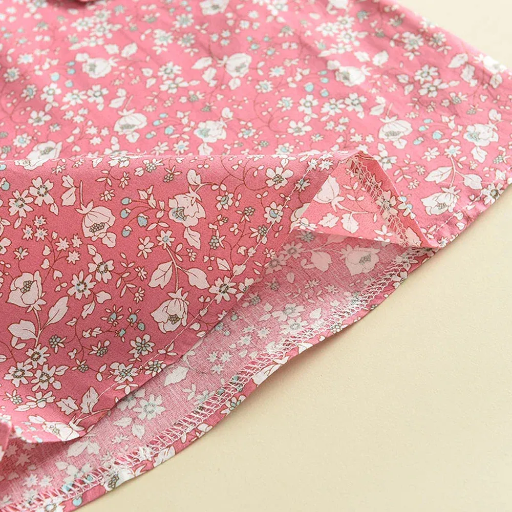 Flower Dream For Girls - Summery Set With Floral Pattern