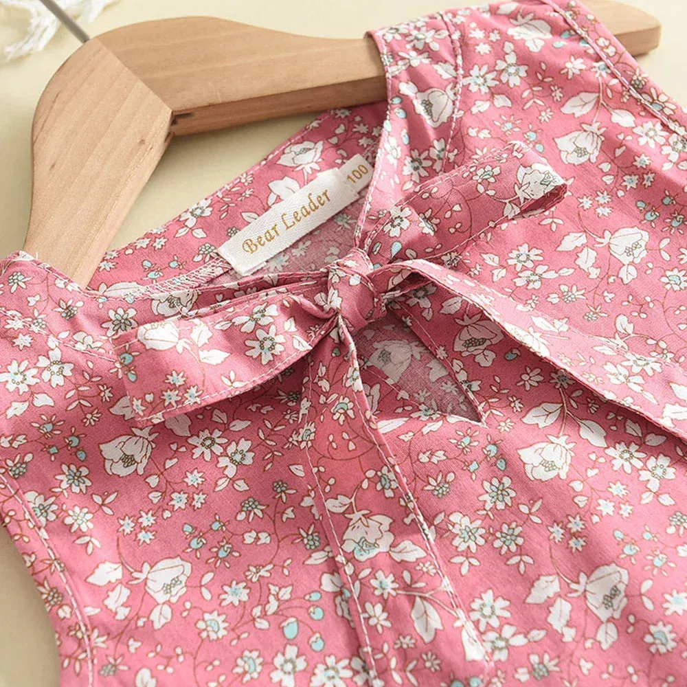 Flower Dream For Girls - Summery Set With Floral Pattern